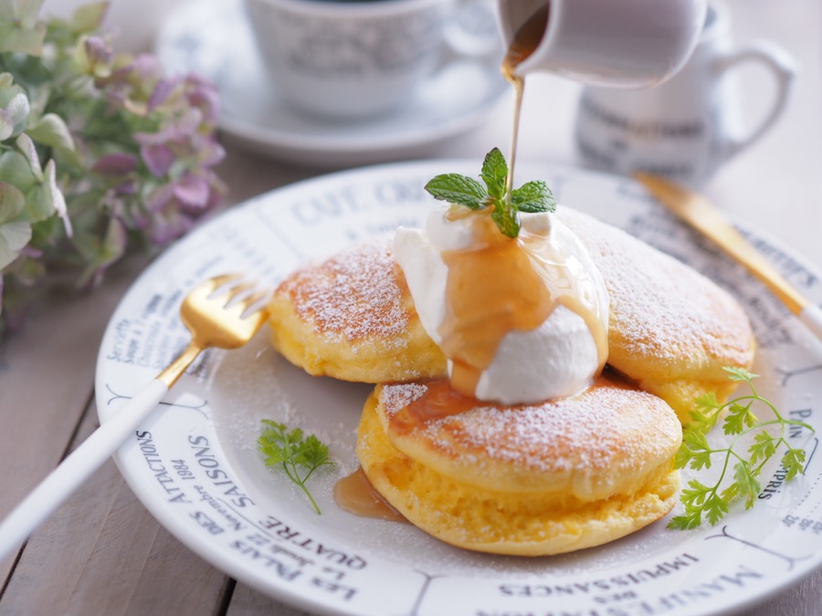 彩りのよいカフェメニュー